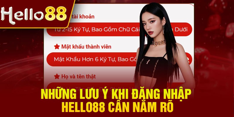 Những lưu ý khi đăng nhập Hello88 cần nắm rõ
